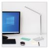 LED Desk Lamp with Dimmer, 2-Point Adjustable Neck, 15" High, Silver, Ships in 4-6 Business Days5