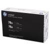 HP 78A, (CE278D) 2-Pack Black Original LaserJet Toner Cartridges1