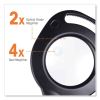 2-in-1 LED Magnifier Floor and Table Light, 39.5" High, Black, Ships in 1-3 Business Days4