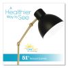 Wellness Series Adapt LED Desk Lamp, 7" to 22" High, Black, Ships in 1-3 Business Days5