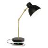 Wellness Series Adapt LED Desk Lamp, 7" to 22" High, Black, Ships in 1-3 Business Days7