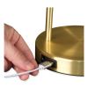 Wellness Series Direct LED Desk Lamp, 4" to 18" High, Brass, Ships in 1-3 Business Days5