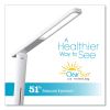 Wellness Series Slimline LED Desk Lamp, 5" to 20.25" High, White, Ships in 1-3 Business Days6