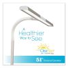 Wellness Series Perform LED Clamp Lamp with Three Color Modes, 16" to 24.75" High, White, Ships in 1-3 Business Days3