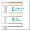 Wellness Series Perform LED Clamp Lamp with Three Color Modes, 16" to 24.75" High, White, Ships in 1-3 Business Days5