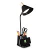 Wellness Series Merge LED Desk Lamp with Wireless Charging, 18.25" High, Black, Ships in 1-3 Business Days3