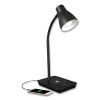 Wellness Series Infuse LED Desk Lamp with Wireless and USB Charging, 15.5" High, Black, Ships in 1-3 Business Days2