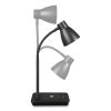 Wellness Series Infuse LED Desk Lamp with Wireless and USB Charging, 15.5" High, Black, Ships in 1-3 Business Days5