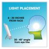 Wellness Series ClearSun LED Light Therapy Lamp, 7.88" High, White, Ships in 1-3 Business Days3