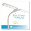 Wellness Series Pivot LED Desk Lamp with Dual Shades, 13.25" to 26" High, White, Ships in 1-3 Business Days2