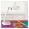 Space-Saving LED Magnifier Desk Lamp, 14" High, White, Ships in 1-3 Business Days2