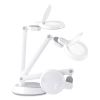 Space-Saving LED Magnifier Desk Lamp, 14" High, White, Ships in 1-3 Business Days3