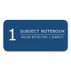 Subject Wirebound Promo Notebook, 1-Subject, Wide/Legal Rule, Asst Cover, (70) 10.5x8 Sheets, 24/CT, Ships in 4-6 Bus Days4