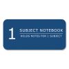 Subject Wirebound Promo Notebook, 1-Subject, Med/College Rule, Asst Cover, (70) 10.5x8 Sheets, 24/CT, Ships in 4-6 Bus Days3