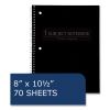 Subject Wirebound Promo Notebook, 1-Subject, Med/College Rule, Asst Cover, (70) 10.5x8 Sheets, 24/CT, Ships in 4-6 Bus Days8