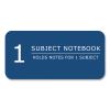 Subject Wirebound Promo Notebook, 1-Subject, Med/College Rule, Asst Cover, (70) 10.5x8 Sheets, 24/CT, Ships in 4-6 Bus Days5