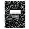 Spring Signature Composition Book, Med/College Rule, Black Marble Cover, (70) 9.75 x 7.5 Sheet, 24/CT, Ships in 4-6 Bus Days7