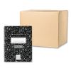 Spring Signature Composition Book, Quad 5 sq/in Rule, Black Marble Cover, (70) 9.75 x 7.5 Sheet, 24/CT, Ships in 4-6 Bus Days2
