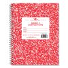 Wirebound Composition Book, 1 Sub, Grade 1 Manuscript Format, Red Cover, (36) 9.75 x 7.5 Sheet, 48/CT, Ships in 4-6 Bus Days2