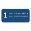Subject Wirebound Notebook, 1-Subject, Medium/College Rule, Asst Cover, (70) 10.5 x 8 Sheets, 24/CT, Ships in 4-6 Bus Days4