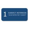 Wirebound Notebook, 1-Subject, Med/College Rule, Randomly Asst Cover, (100) 11x8.5 Sheets, 24/CT, Ships in 4-6 Bus Days7