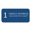 Stasher Wirebound Notebooks, 1-Subject, Med/College Rule, Randomly Asst Cover, (100) 11x9 Sheets, 24/CT,Ships in 4-6 Bus Days6