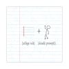 DoodleWrite Notebooks, 1-Subject, Medium/College Rule, White Cover, (60) Sheets, 24/Carton, Ships in 4-6 Business Days5