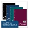 Subject Wirebound Notebook, 1-Subject, Medium/College Rule, Asst Cover, (80) 11 x 8.5 Sheets, 24/CT, Ships in 4-6 Bus Days6