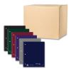 Subject Wirebound Notebook, 1-Subject, Medium/College Rule, Asst Cover, (80) 11 x 9 Sheets, 24/Carton, Ships in 4-6 Bus Days8