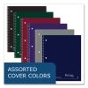 Subject Wirebound Notebook, 1-Subject, Medium/College Rule, Asst Cover, (80) 11 x 9 Sheets, 24/Carton, Ships in 4-6 Bus Days10