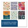 Studio Series Notebook, 1-Subject, College Rule, Assorted Covers Set 1, (70) 11 x 9 Sheets, 24/CT, Ships in 4-6 Business Days2