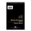 Boardroom Series Steno Pad, Gregg Rule, Brown Cover, 80 White 6 x 9 Sheets, 72 Pads/Carton, Ships in 4-6 Business Days2
