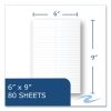 Boardroom Series Steno Pad, Gregg Rule, Brown Cover, 80 White 6 x 9 Sheets, 72 Pads/Carton, Ships in 4-6 Business Days7