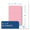 EnviroShades Steno Pad, Gregg Rule, White Cover, 80 Pink 6 x 9 Sheets, 24 Pads/Carton, Ships in 4-6 Business Days7