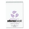 EnviroShades Steno Pad, Gregg Rule, White Cover, 80 Orchid 6 x 9 Sheets, 24 Pads/Carton, Ships in 4-6 Business Days2