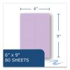 EnviroShades Steno Pad, Gregg Rule, White Cover, 80 Orchid 6 x 9 Sheets, 24 Pads/Carton, Ships in 4-6 Business Days5