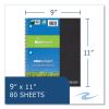 Earthtones BioBased  1 Subject Notebook, Med/College Rule, Random Asst Covers, (80) 11x9 Sheets, 24/CT, Ships in 4-6 Bus Days10