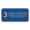 Earthtones BioBased  3 Subject Notebook, Med/College Rule, Random Asst Covers, (120) 11x9 Sheets, 24/CT,Ships in 4-6 Bus Days6