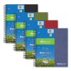 Earthtones BioBased  5 Subject Notebook, Med/College Rule, Random Asst Covers, (160) 11x9 Sheets, 12/CT,Ships in 4-6 Bus Days2