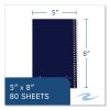 Lefty Notebook, 1-Subject, Medium/College Rule, Random Asst Cover Color, (80) 8 x 5 Sheet, 24/CT, Ships in 4-6 Business Days5