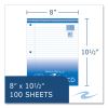 Loose Leaf Paper, 8 x 10.5, 3-Hole Punched, Wide Rule, White, 100 Sheets/Pack, 48 Packs/Carton, Ships in 4-6 Business Days5