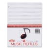 Music Filler Paper, 3-Hole, 8.5 x 11, Music Transcription Format, 20 Sheets/Pack, 24 Packs/Carton, Ships in 4-6 Business Days2