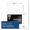 Boardroom Gummed Pad, Wide Rule, 50 White 8.5 x 11 Sheets, 72/Carton, Ships in 4-6 Business Days4