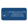 Pocket Folder, 0.5" Capacity, 11 x 8.5, Dark Blue, 25/Box, 10 Boxes/Carton, Ships in 4-6 Business Days4
