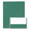 Pocket Folder, 0.5" Capacity, 11 x 8.5, Green, 25/Box, 10 Boxes/Carton, Ships in 4-6 Business Days2