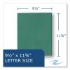 Pocket Folder, 0.5" Capacity, 11 x 8.5, Green, 25/Box, 10 Boxes/Carton, Ships in 4-6 Business Days4