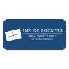 Pocket Folder, 0.5" Capacity, 11 x 8.5, Light Blue, 25/Box, 10 Boxes/Carton, Ships in 4-6 Business Days5