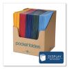 Pocket Folder, 0.5" Capacity, 11 x 8.5, Assorted Colors, 100/Carton, Ships in 4-6 Business Days3