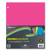 Binder Pocket, 9 w x 11 h, Assorted Colors, 144/Carton, Ships in 4-6 Business Days3