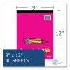 Kids Drawing Pad, 40 White 9 x 12 Sheets, 12/Carton, Ships in 4-6 Business Days6
